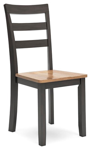 Gesthaven Dining Table & 4 Chairs Natural/Brown
