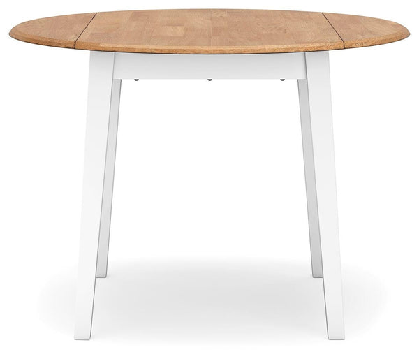 Gesthaven Dining Table & 2 Chairs Natural/White