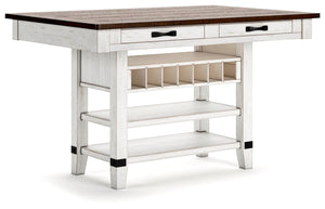 Valebeck Counter-Height Dining Table & 4 Barstools Multi