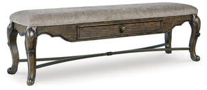 Maylee Dining Table, 6 Chairs & Bench