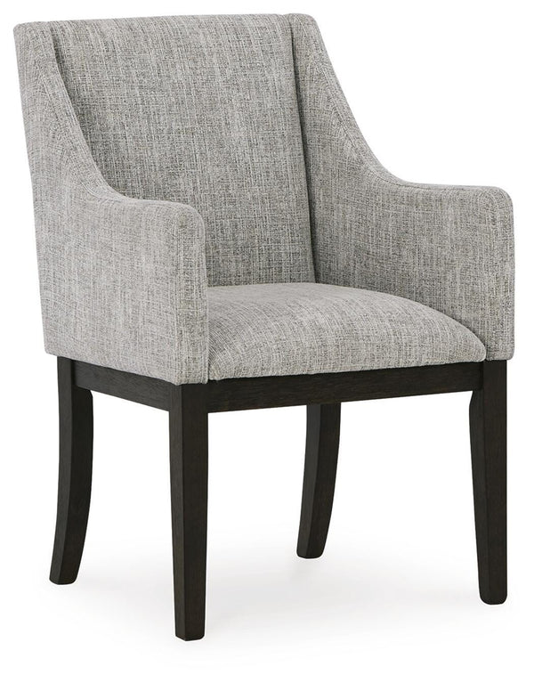 Burkhaus Dining Arm Chair Dark Brown