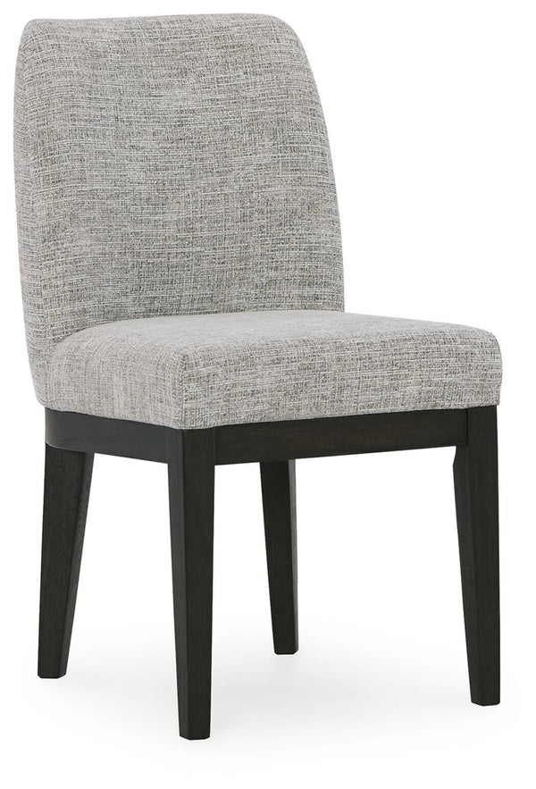 Burkhaus Dining Side Chair Dark Brown