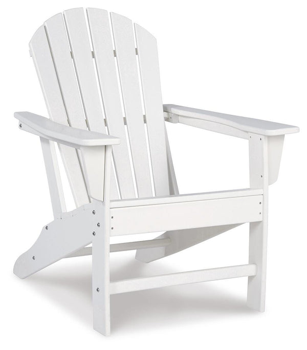Sundown Treasure Outdoor Adirondack Chair with End Table White