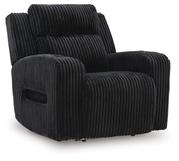 Forest Lake P2 Power Reclining Zero Gravity Sofa & Power Recliner Black