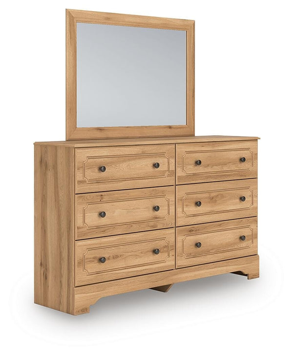 Aleaport Twin Panel Bed, Dresser & Mirror