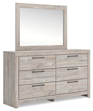 Broachmyn Full Panel Bed, Dresser & Mirror