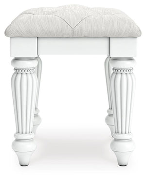 Kozlani Vanity, Mirror & Stool