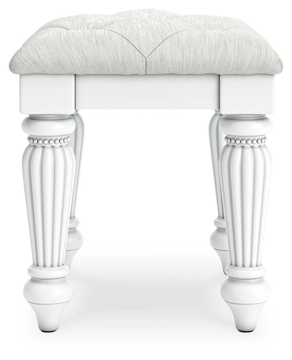 Kozlani Vanity, Mirror & Stool