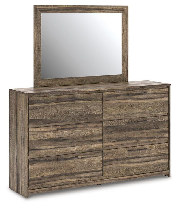 Elbrim King Panel Bed, Dresser, Mirror & 2 Nightstands