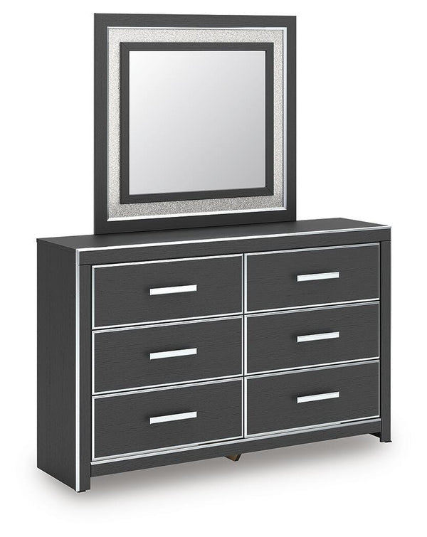Zuraleus Queen Upholstered Bed, Dresser & Mirror