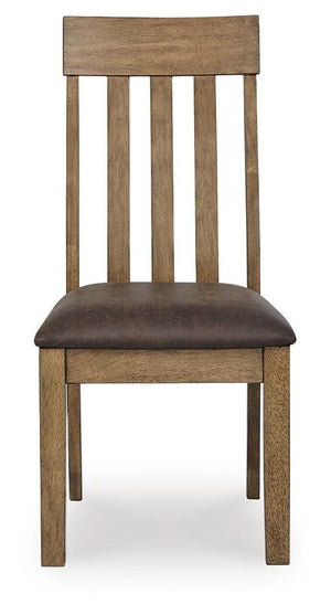 Urbinforte Dining Side Chair Light Brown