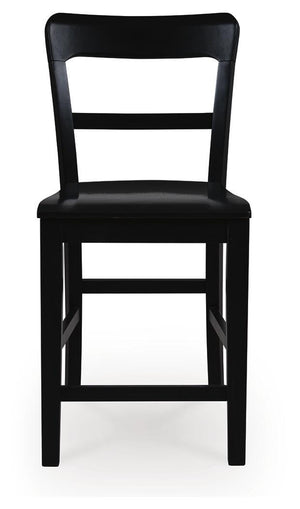 Greddinton Counter-Height Barstool Black