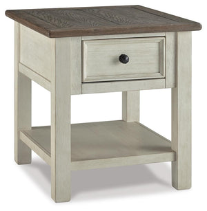 Bolanburg Coffee Table with End Table & Chairside End Table Two-tone