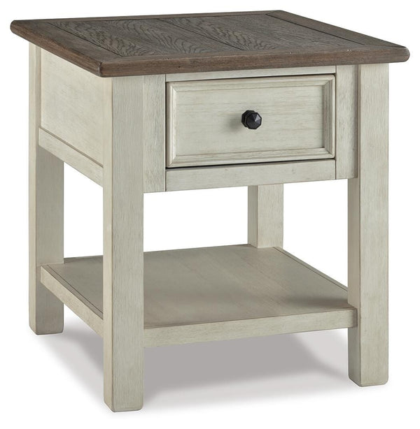 Bolanburg Coffee Table with End Table & Chairside End Table Two-tone