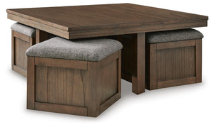 Boardernest Coffee Table & 2 End Tables Brown