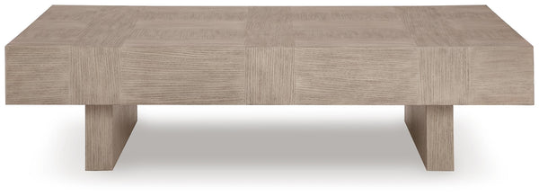 Jorlaina Coffee Table & 2 End Tables Light Grayish Brown