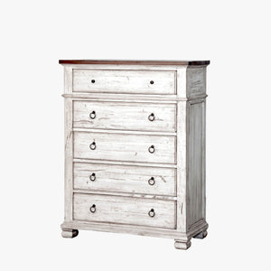 Napa Furniture Belmont Antique Linen 5-Drawer Chest