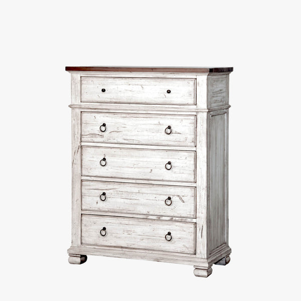 Napa Furniture Belmont Antique Linen 5-Drawer Chest