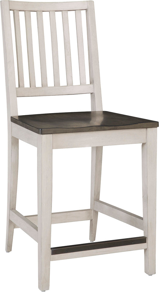 Aspenhome Caraway Aged Ivory Counter-Height Dining Table & Chairs Set