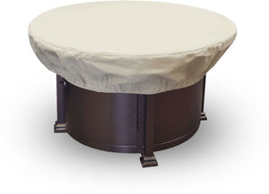 Treasure Garden Round Champagne Fire Pit Cover