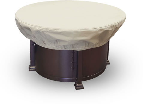 Treasure Garden Round Champagne Fire Pit Cover