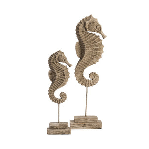 Crestview Crestview Mystical Seahorse Finials Set of 2