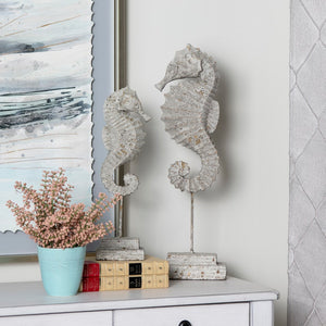 Crestview Crestview Mystical Seahorse Finials Set of 2