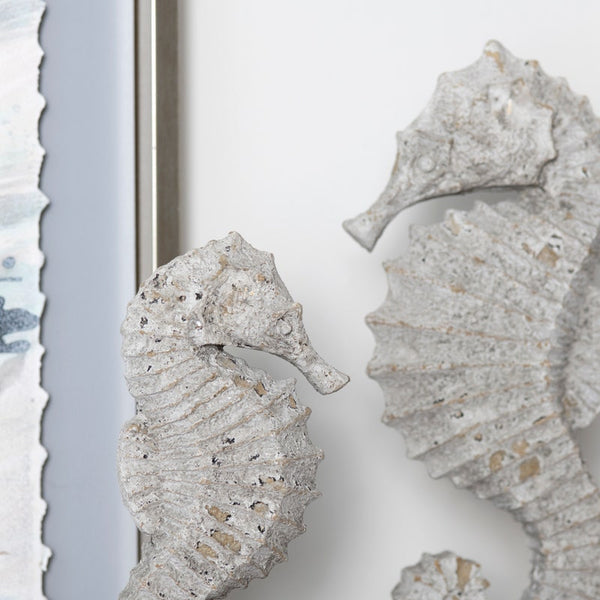 Crestview Crestview Mystical Seahorse Finials Set of 2