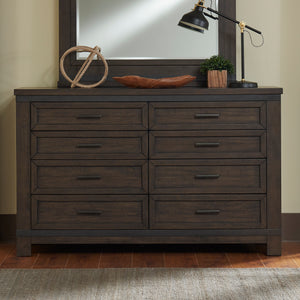 Liberty Furniture Thornwood Hills Rock Beaten Gray Dresser