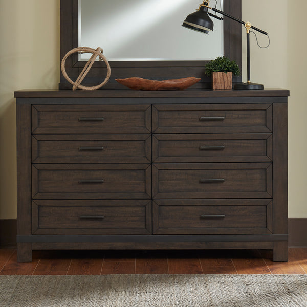 Liberty Furniture Thornwood Hills Rock Beaten Gray Dresser