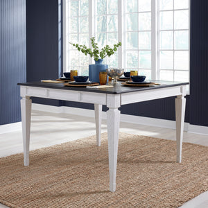 Liberty Furniture Allyson Park Wire Brushed White Counter-Height Leg Table