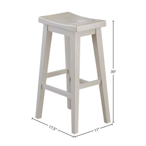 Parker House Americana Modern 30 Inch Bar Stool in Cotton Finish