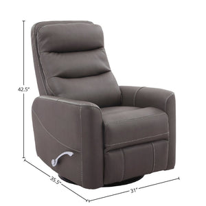 Parker House Hercules Haze Manual Swivel Glider Recliner