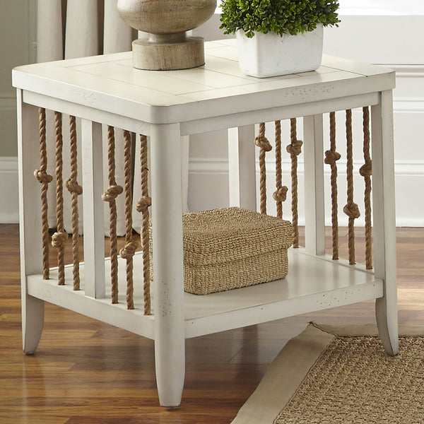 Liberty Furniture Dockside White End Table