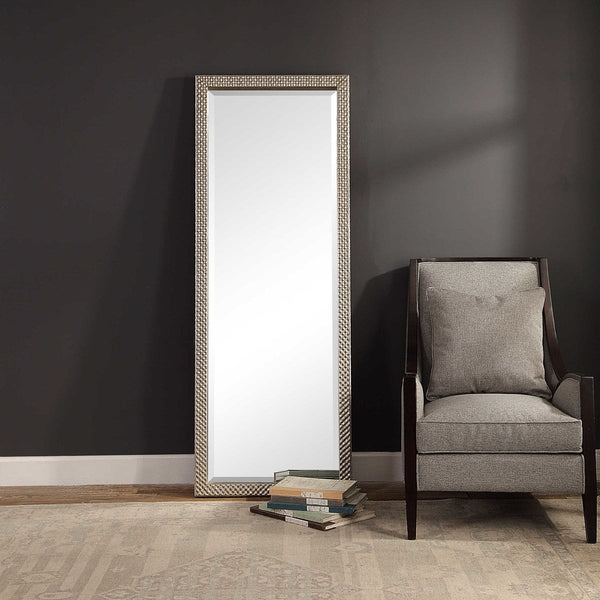 Uttermost Cacelia Metallic Silver Floor Mirror