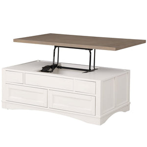 Parker House Americana Modern Collection Cocktail Table in Cotton Finish