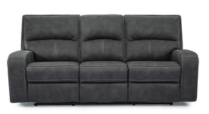 Parker House Polaris Collection Power Reclining Sofa in Slate Color