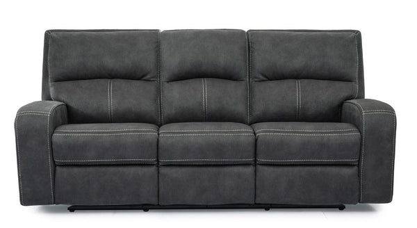 Parker House Polaris Collection Power Reclining Sofa in Slate Color