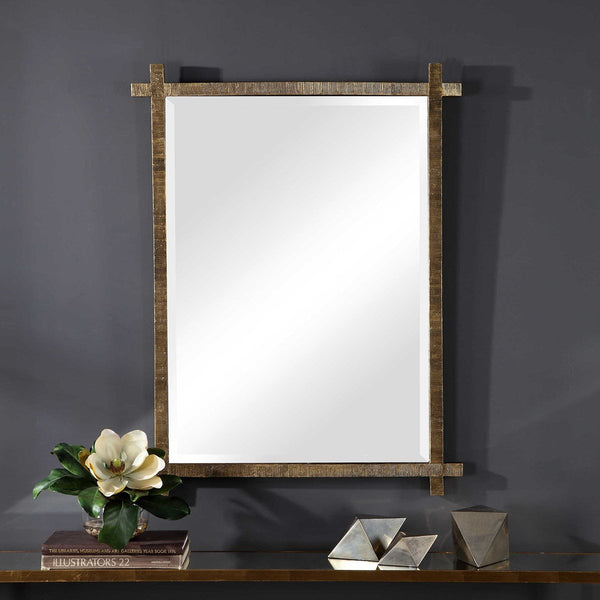 Uttermost Abanu Antique Gold Vanity Mirror