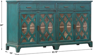 Uttermost Oksana Green Wooden Sideboard Credenza