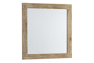 Vaughan-Bassett Dovetail Sun Bleached White Landscape Mirror