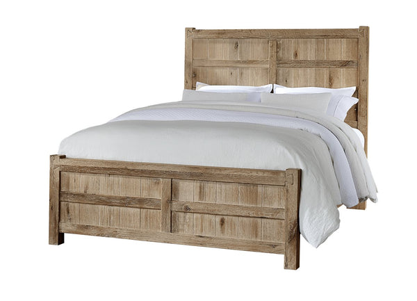 Vaughan-Bassett Dovetail Sun Bleached White Board & Batten Queen Headboard