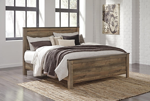 Trinell Urban Foundry King/California King Panel Headboard Brown