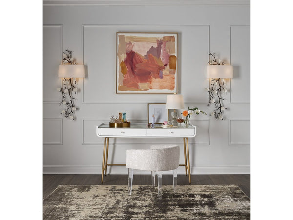 Universal Love. Joy. Bliss. Miranda Kerr Home Bubbly Champagne Vanity Chair