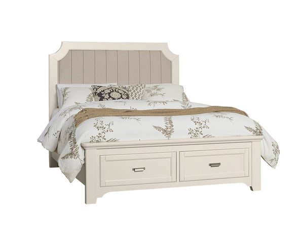 Vaughan-Bassett Bungalow Lattice Upholstered King Headboard