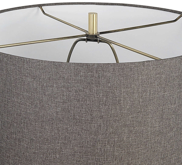 Uttermost Citadel White Marble Table Lamp