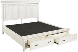 Aspenhome Caraway Aged Ivory King Panel Storage Bed