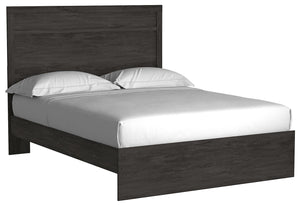 Belachime Queen Panel Bed Charcoal