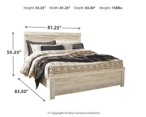Bellaby King Panel Bed Whitewash