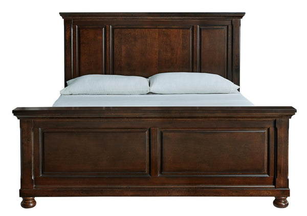 Porter King Panel Bed Rustic Brown